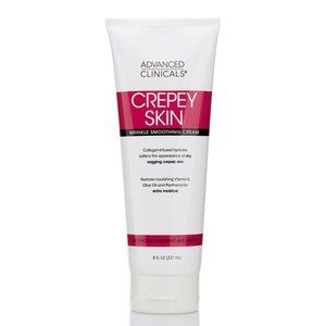 Advanced Clinicals, Crepey Skin, Wrinkle Smoothing 8-oz Cream - New